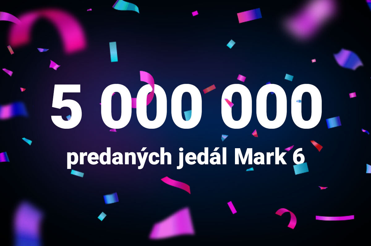 5 miliónov predaných jedál receptúry Mark 6. Vyzdvihni si svoj Taster Pack zdarma ako darček!