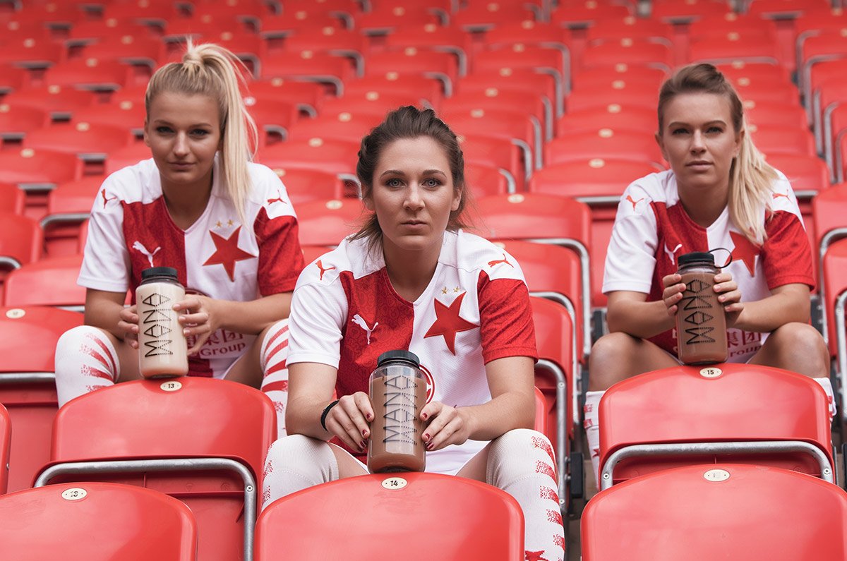 Staráme se o výživu Slavie Praha! Mana podporuje top futbalistky aj mladých futbalistov