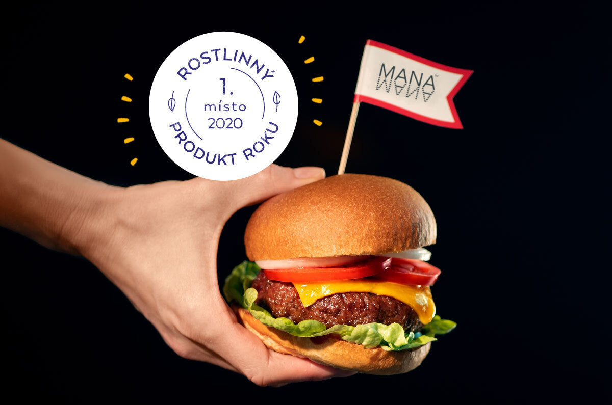ManaBurger sa stal v Českej republike Rastlinným produktom roku 2020. A chystá sa aj na Slovensko!